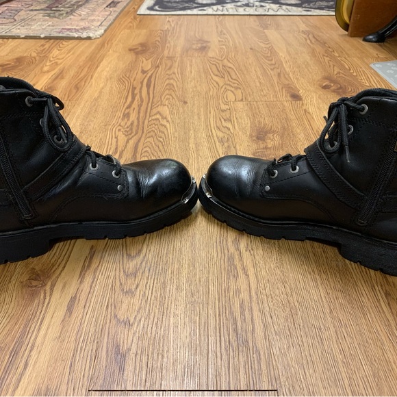 Women’s, black, Harley Davidson boots. 8.5. - Picture 3 of 9